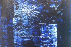 2204 Pintura abstracta sin marco. Técnica mixta. Acrílico en papel. Medidas: 51 x 66 cm. $120.000